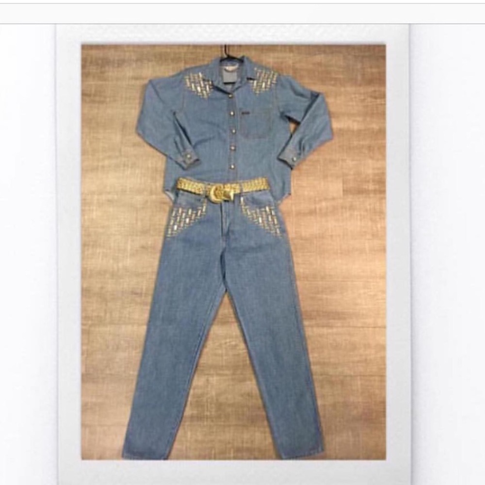 Jean shirt & jean pants