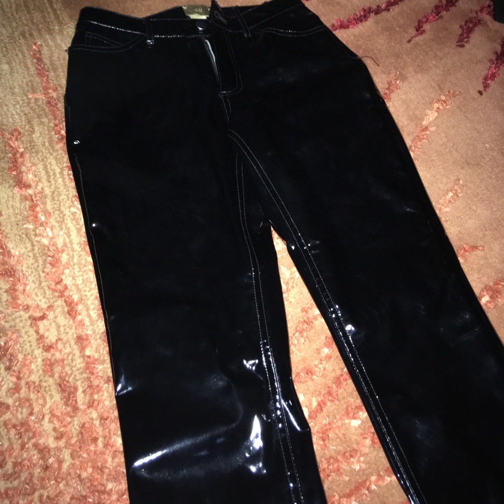 Black Vinyl Pants from HM