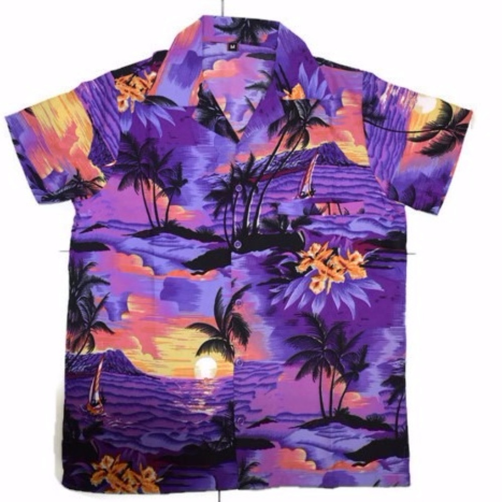 Hawaiian shirt aloha print party holiday vacation
