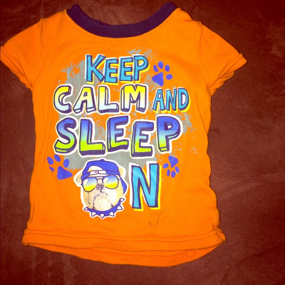 Garanimals sleep on dog shirt