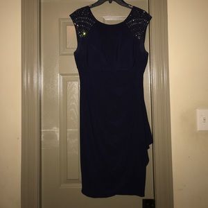 Navy Blue Xscape Dress