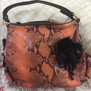 Just Cavalli snake skin style bag