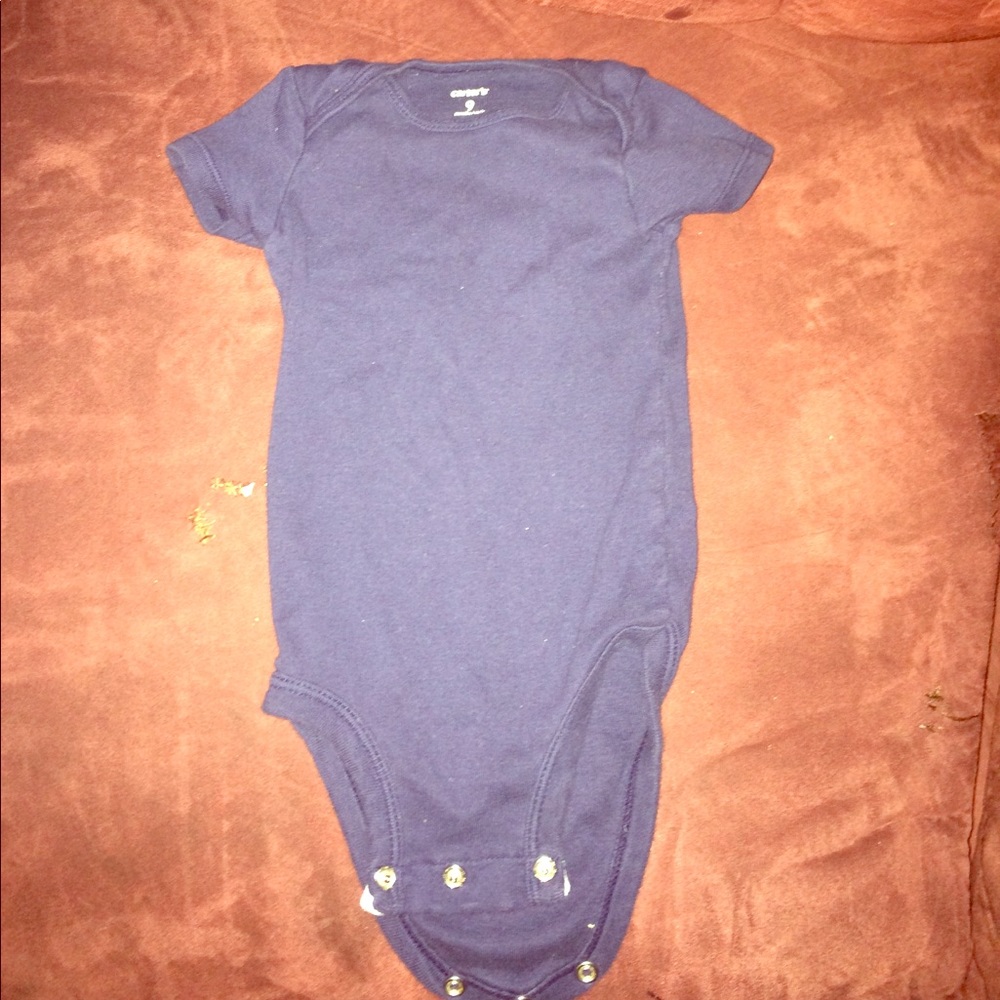 Carters navy blue onesie