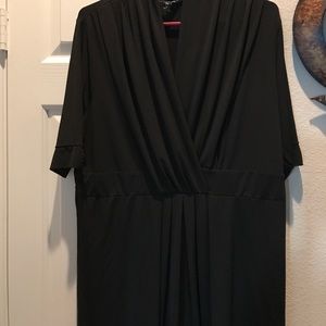 Black professional dress with 3quarter sleeves