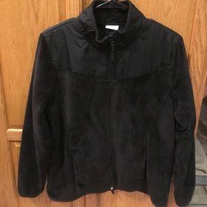 Black fleece jacket