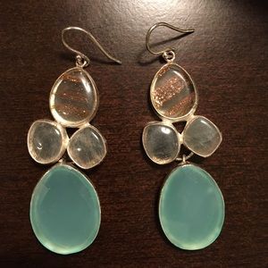 Sea glass like chandeliers