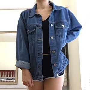 Vintage dark blue denim jacket