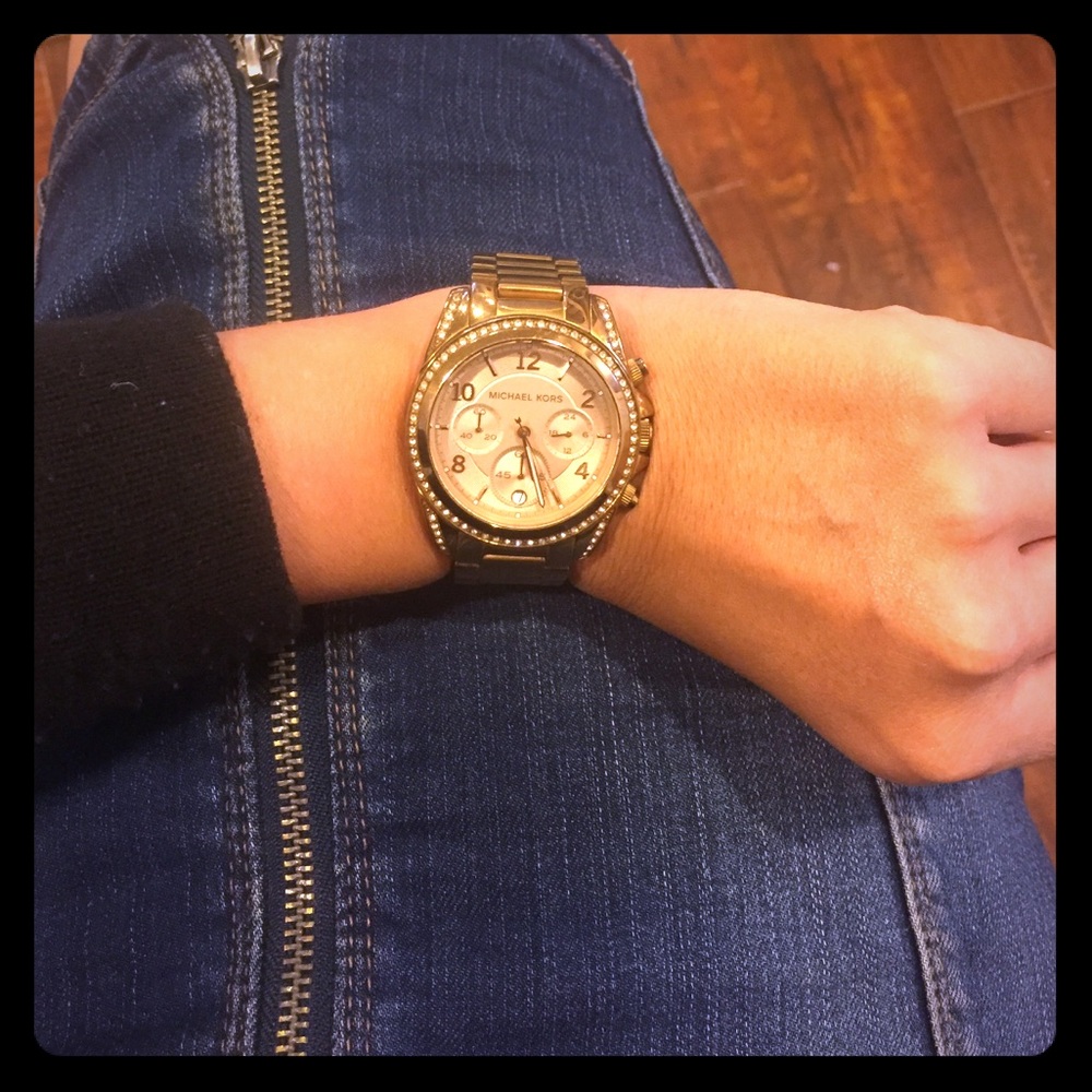 Michael Kors rose gold watch