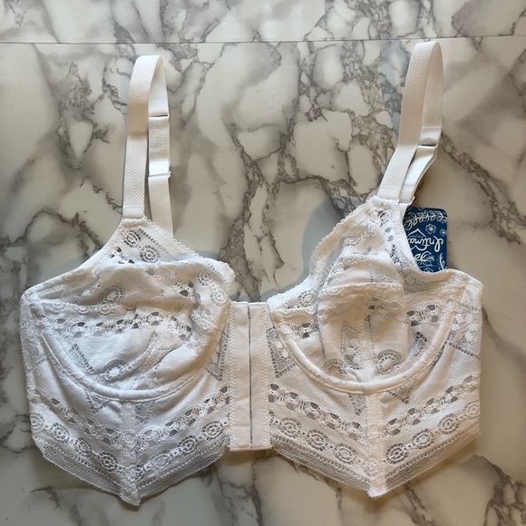 FREE PEOPLE white lace bustier bra - Picture 4 of 6