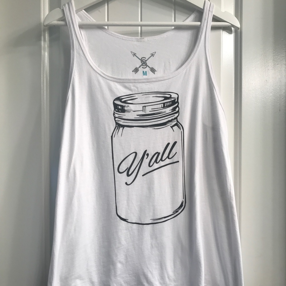Y'all mason jar tank
