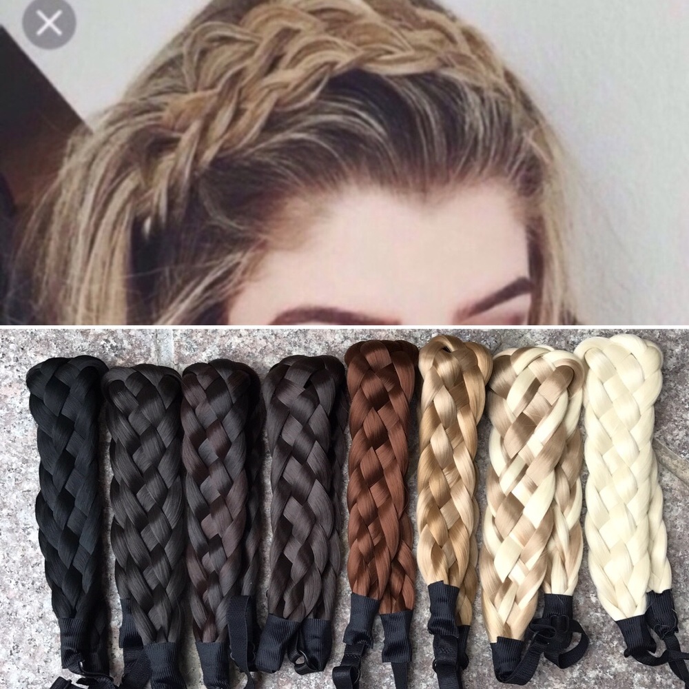 ❤️NEW COLORS❤️ Fishtail Braid Chic Headband Hair