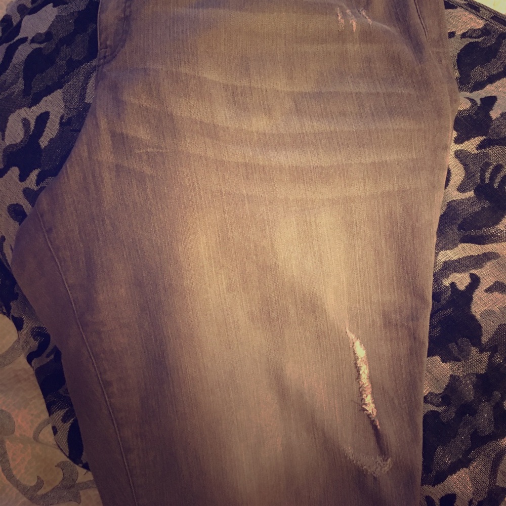 Grey faded styled jeans 👖