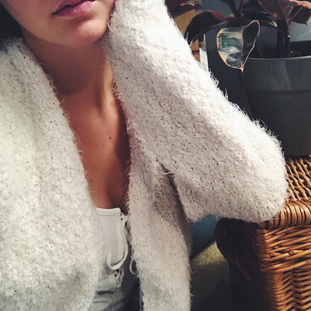 Debut super soft fuzzy sweater