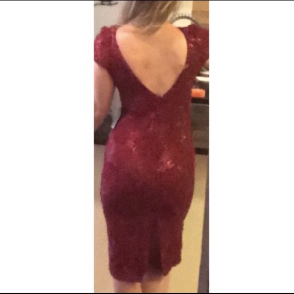 🎉 HOST PICK 🎉 Sequin & Lace Body Con Mini Dress - Picture 6 of 6