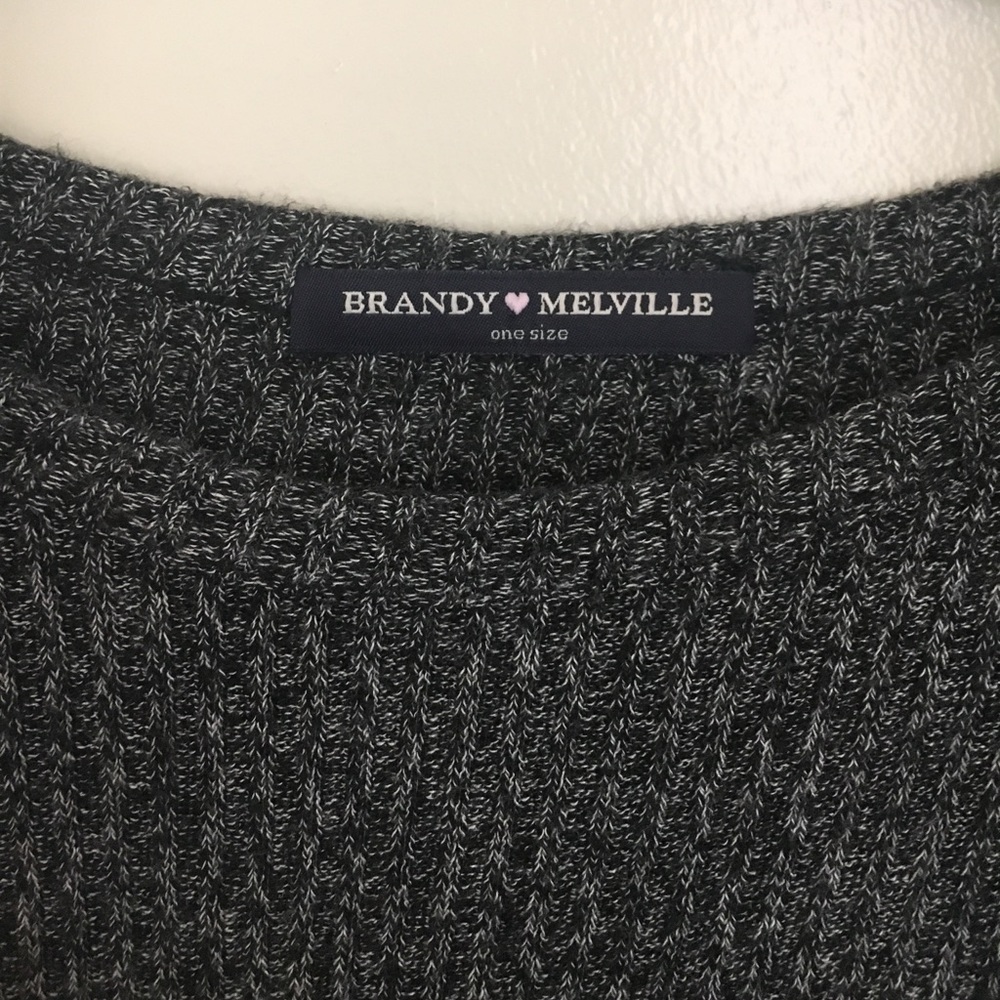 Grey Brandy Melville sweater. - Picture 2 of 2