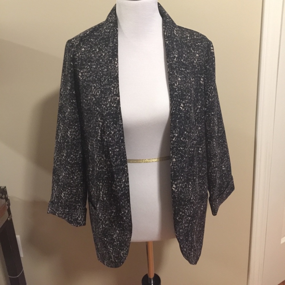 Lush Drapey open Jacket/ Blazer