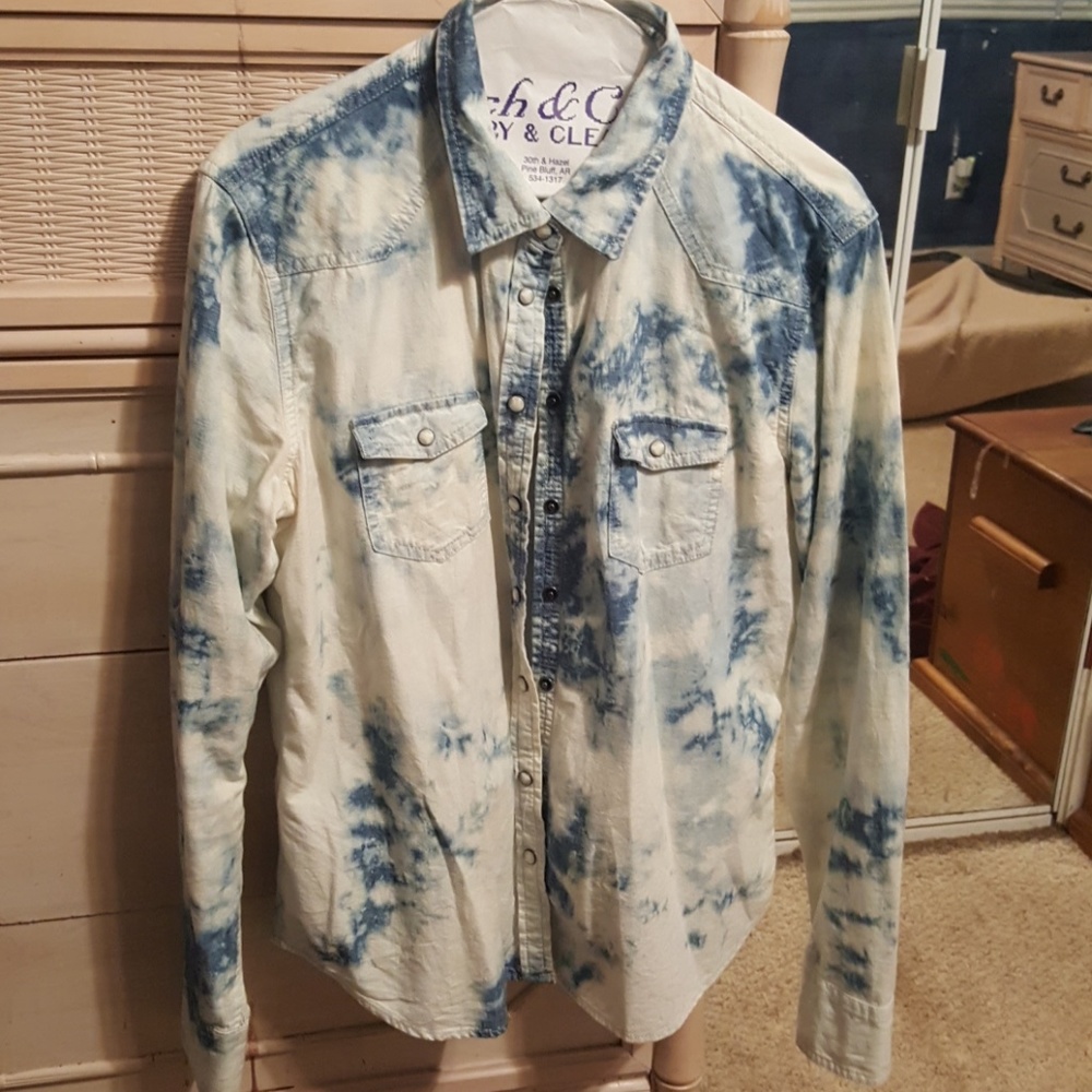 American eagle denim shirt