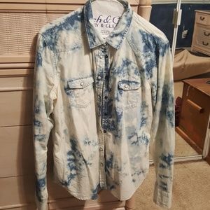 American eagle denim shirt