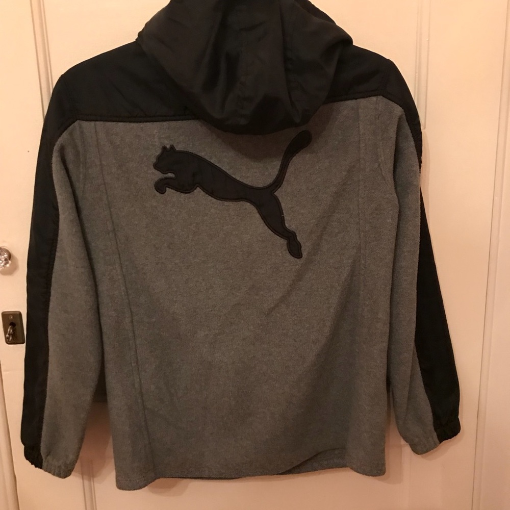 Puma sweatshirt jacket with hood Boys