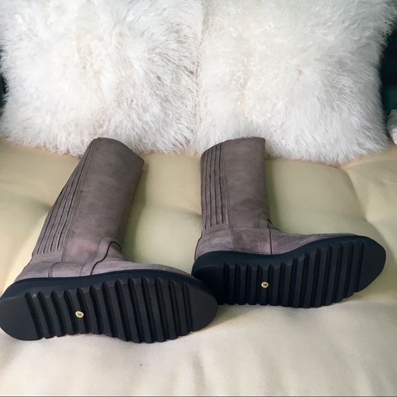 Rick Owens Higher Flat Boot Dark Dust Size 38 - Picture 7 of 8