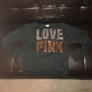 Black long sleeve shirt from PINK!