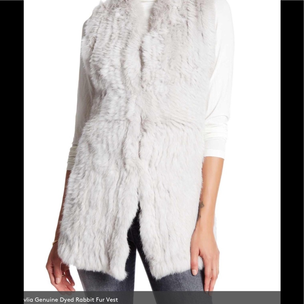 GEVALIA RABBIT FUR VEST