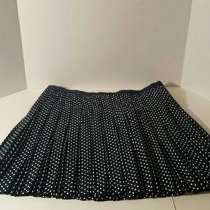!SALE! J. Crew pleated A-line skirt polka dot