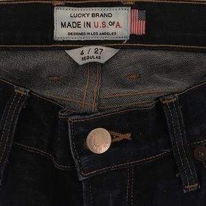 Lucky Brand Charlie Skinny Dark Jeans