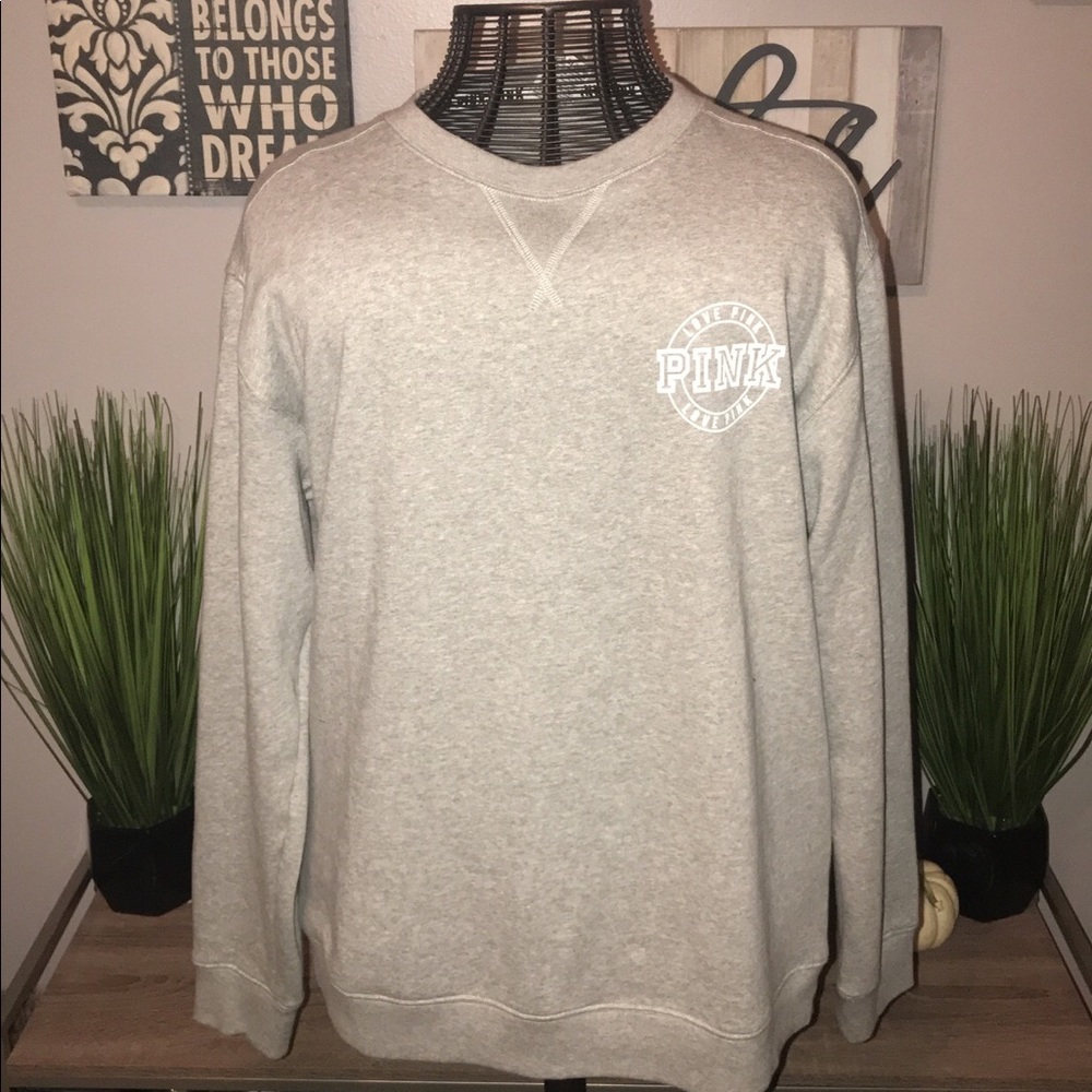 NWOT vs pink campus crew neck large