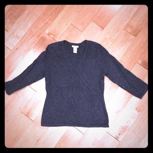 Daniel bishop 100% cashmere gray sweater