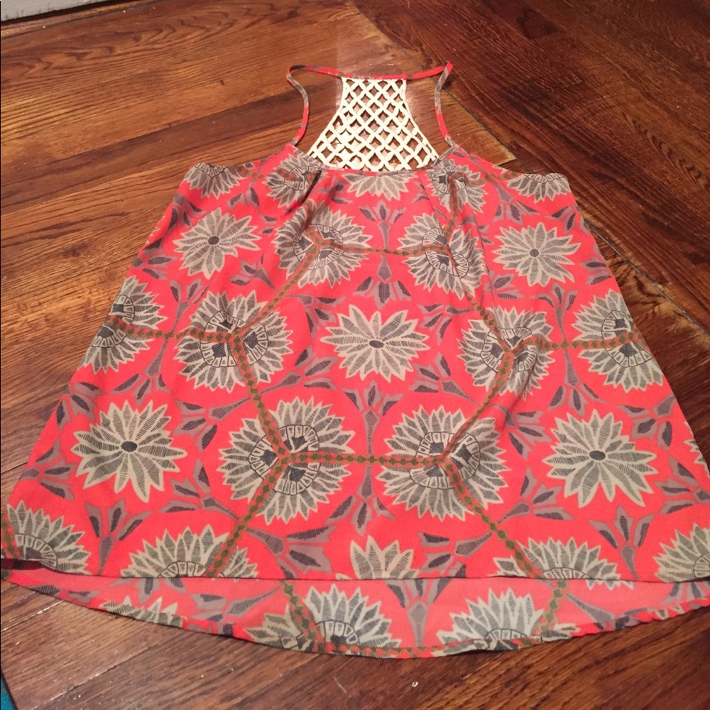 Floral tank top