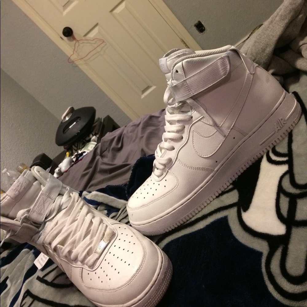 Nike air force all white highs