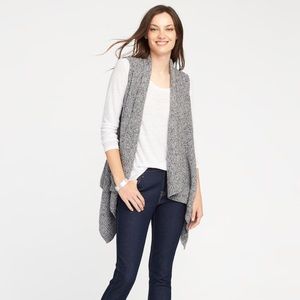 Old Navy Textured open front sweater vest
