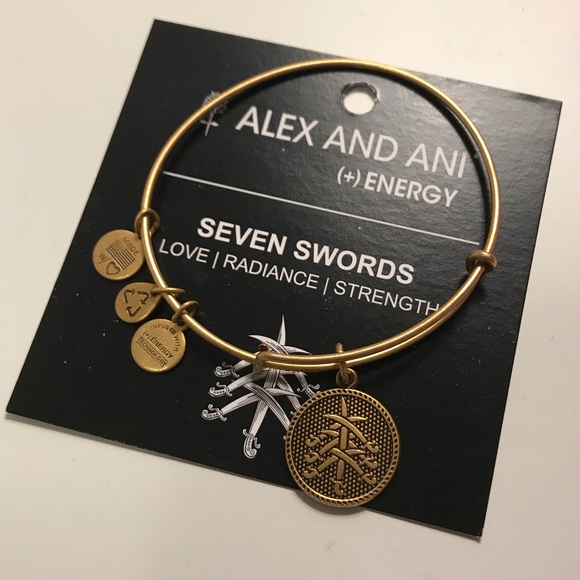 Alex and Ani Seven Swords Bracelet - Picture 1 of 1