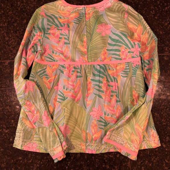 Lilly Pulitzer Girls Top - Picture 3 of 3
