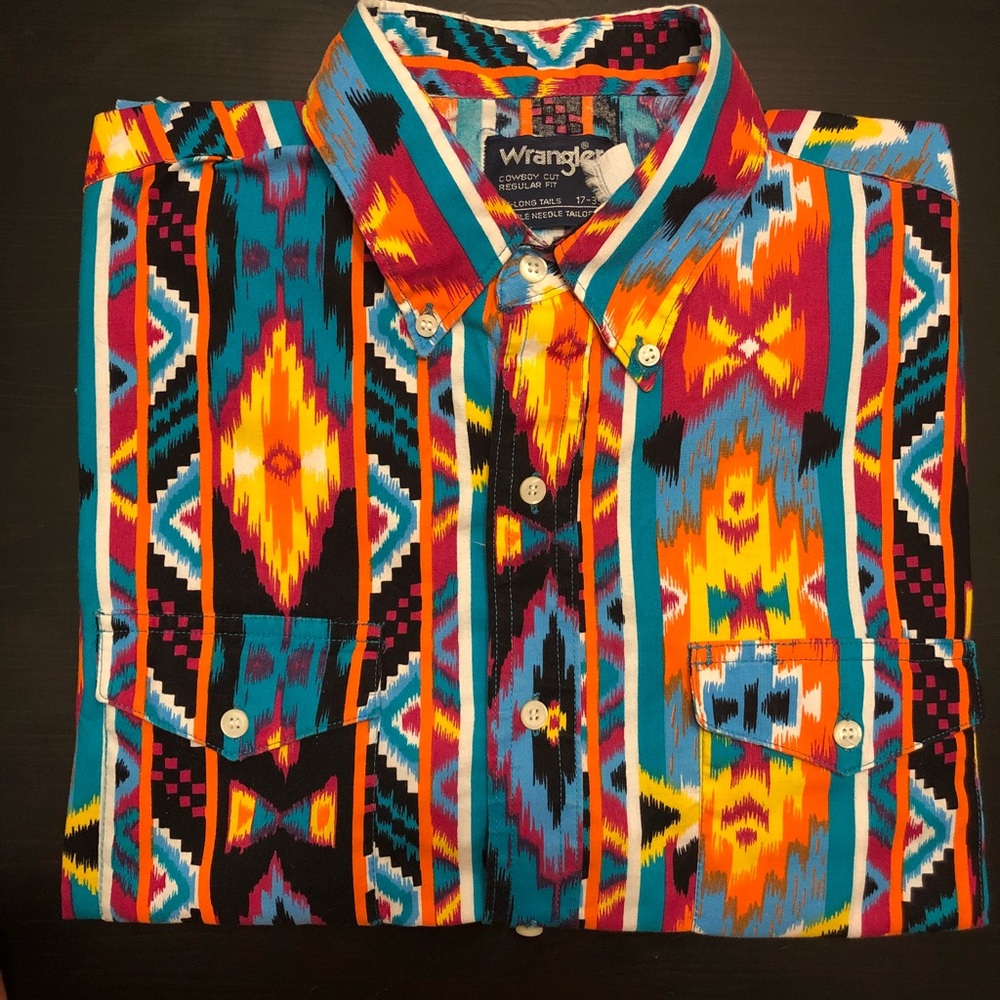Men’s Vintage Western Wrangler Shirt