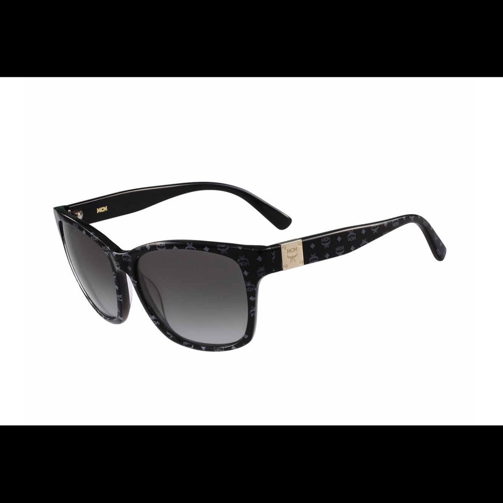 MCM BLACK LOGO SUNGLASSES