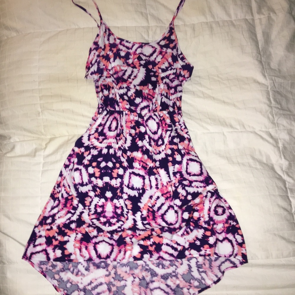 Cute Summer High-Low Floral Dress