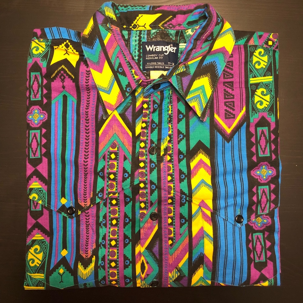 Men’s vintage Wrangler Aztec Shirt