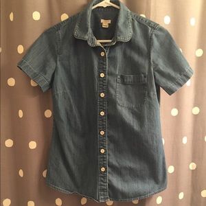 J.Crew shirtsleeve denim shirt