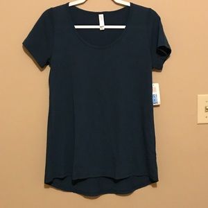 LuLaRoe Dark Teal Classic Tee Size XS NWT