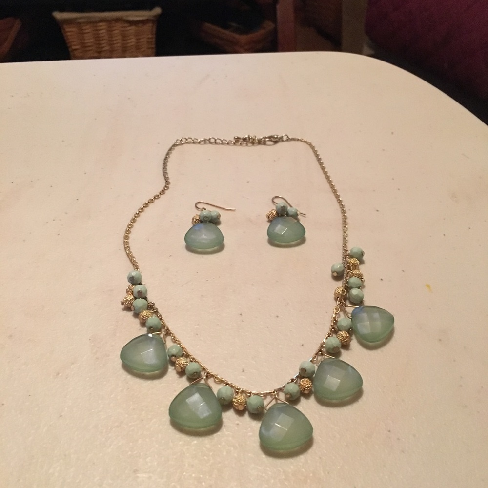 Jade stone set