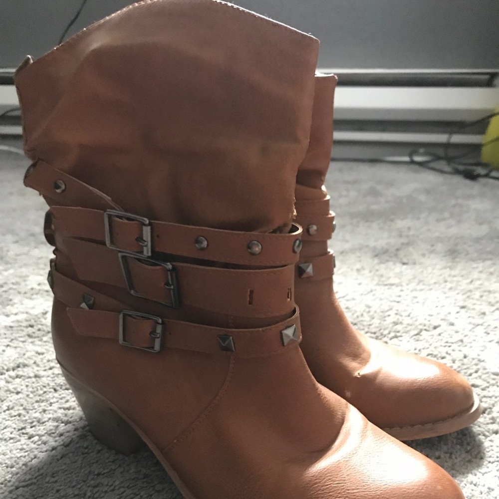 Studded boots