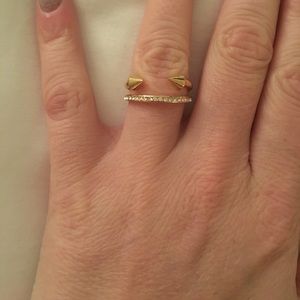 Vita Fede ultra mini titan crystal band ring