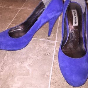 Royal blue Steve Madden Heels 8.5