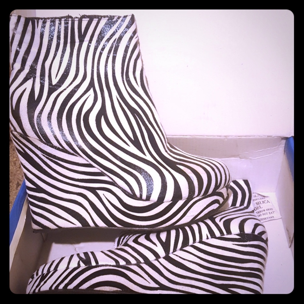 Black & White Booties