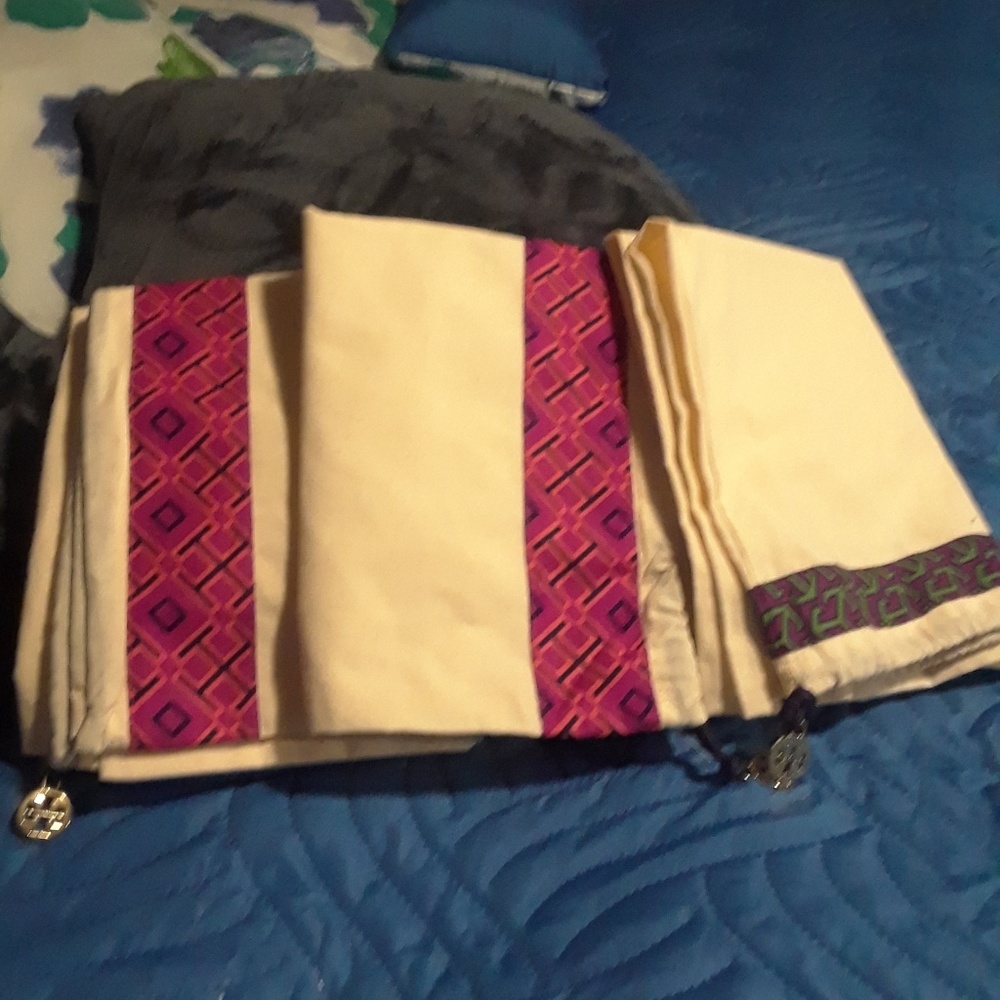 3 Tory burch storage bags