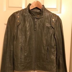 Modern Vintage Moto leather jacket