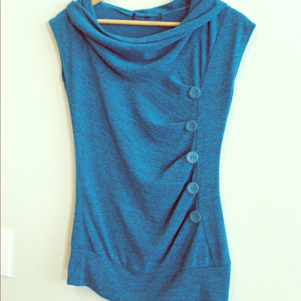 Navy blue super soft business Shirt.