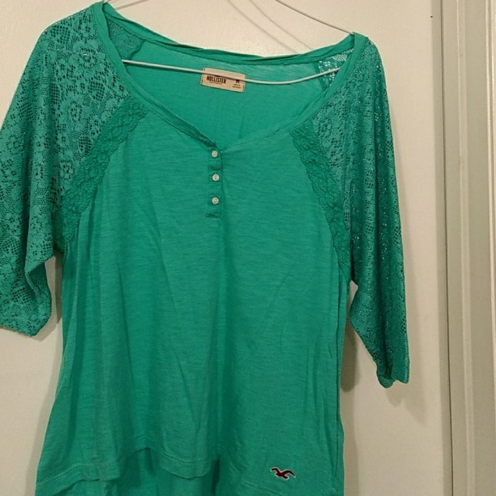 Henley style top